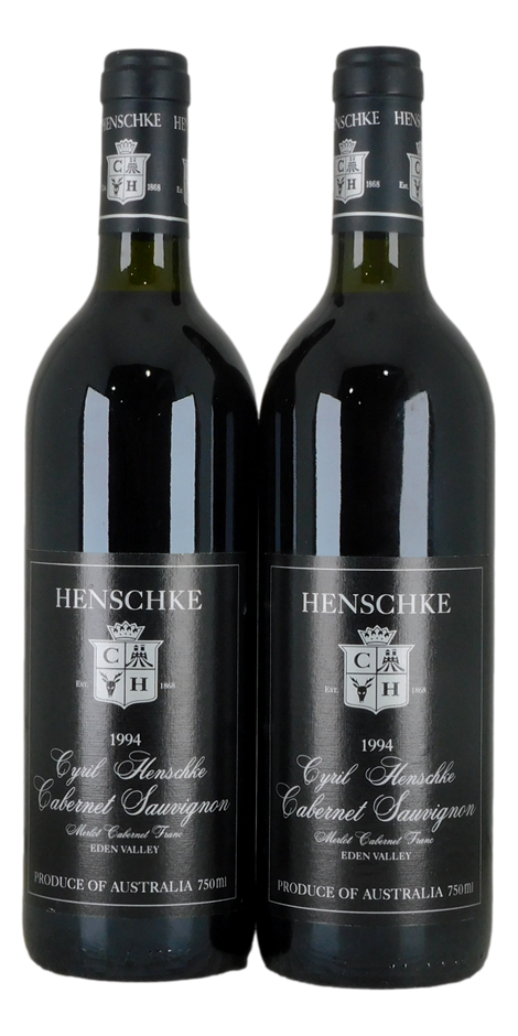 Henschke Cyril Cabernet Sauvignon 1994 (2x 750mL),