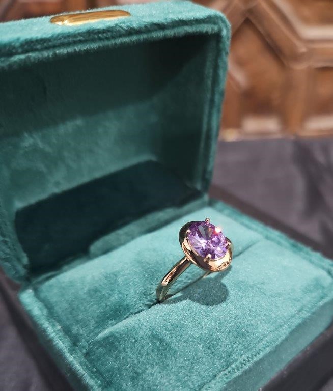 18KGold-filled/Italy Solid Yellow Gold Filled Ring -(stamped)-Warranty