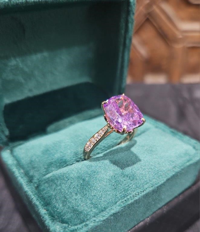 18KGold-filled/Italy Solid Yellow Gold Filled Ring -(stamped)-Warranty