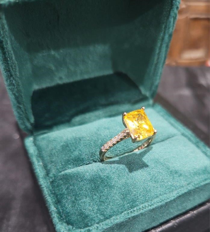 18KGold-filled/Italy Solid Yellow Gold Filled Ring -(stamped)-Warranty