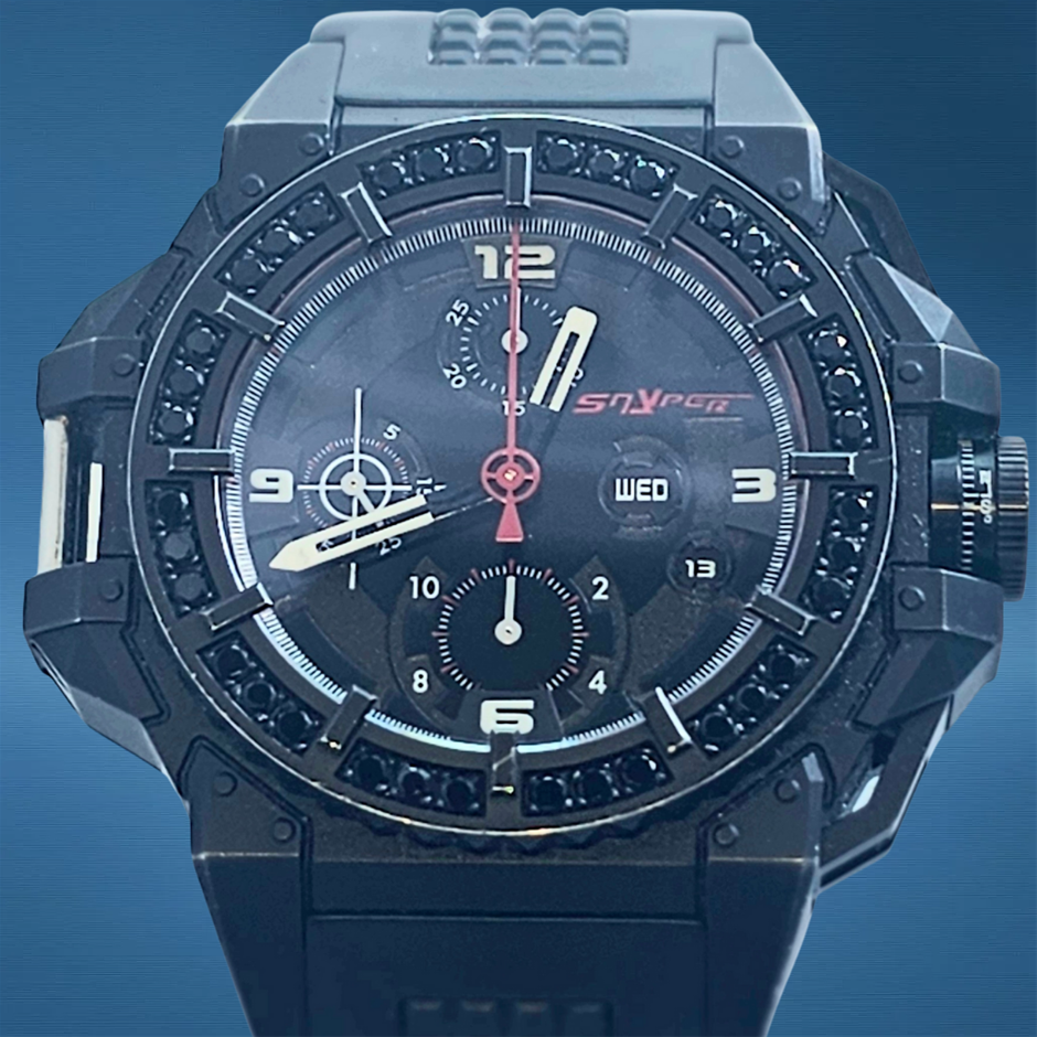 Snyper 1 Chronograph Black Diamond 43mm WxO