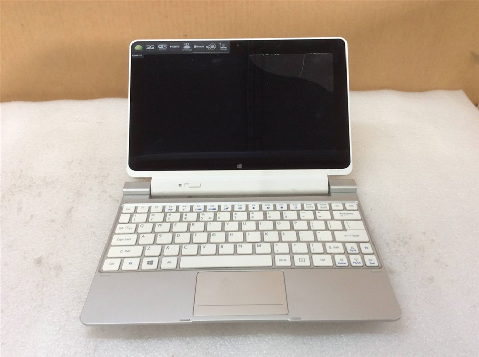 Acer KD1 10.1" 2-in-1 Convertible PC White