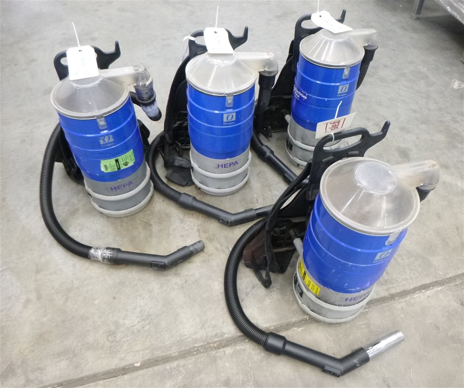Qty 4 x Origin 150BV HEPA BE BackPack Vacuum Cleaners