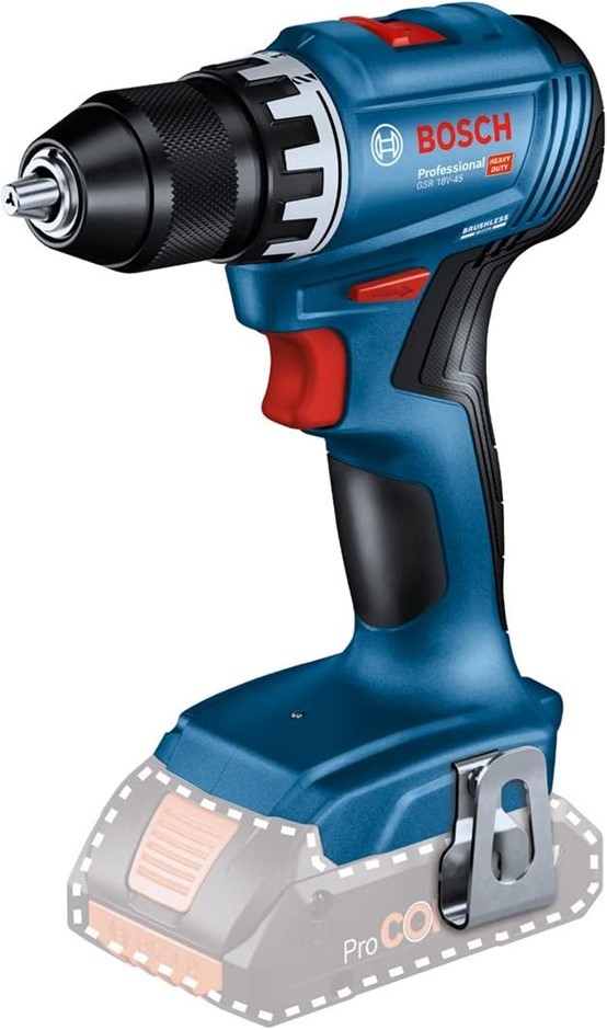 BOSCH 18V Professional Brushless Cordless Drill - Skin Only. Model GSB18V-4