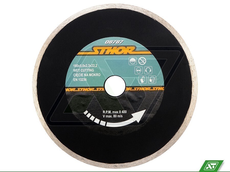 5 x Diamond Cutting Blades 180mm, Wet Cutting.