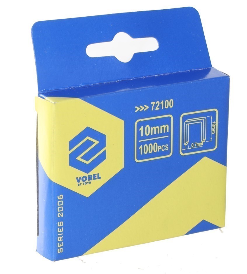 20 Packs of 1000 x VOREL Staples  10mmL x 11.3mmW x 0.7mmT.