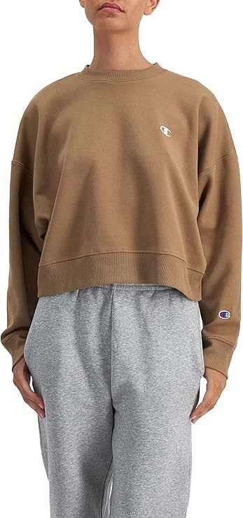 CHAMPION Women's Rochester Base Crew, Size 2XL, London Bridge (LAD), CRMNN.