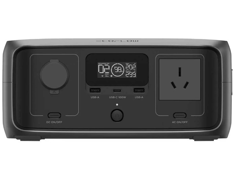 ECOFLOW RIVER 3 600W 245Wh Portable Power Station, EFRIVER3-AU. NB: slightl