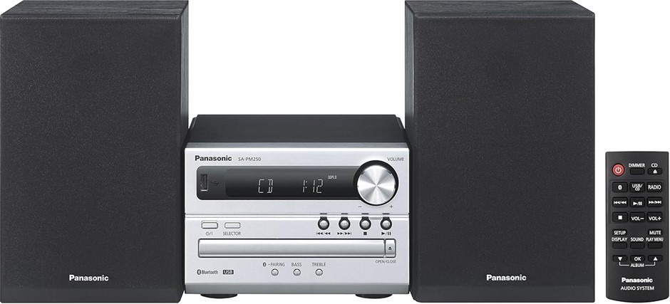 PANASONIC Micro Hi-Fi System with Versatile Audio Technology and Bluetooth