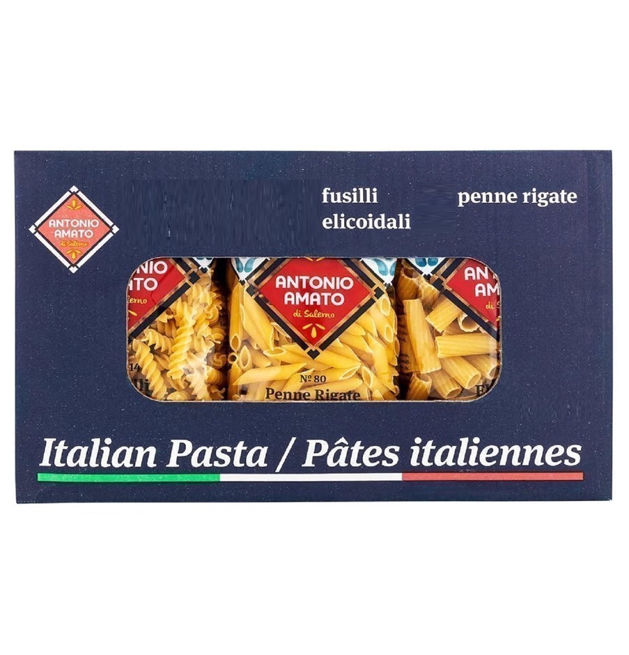 10 x ANTONIO AMATO Assorted Shapes Pasta Single Packs, 500g. Best Before: 1