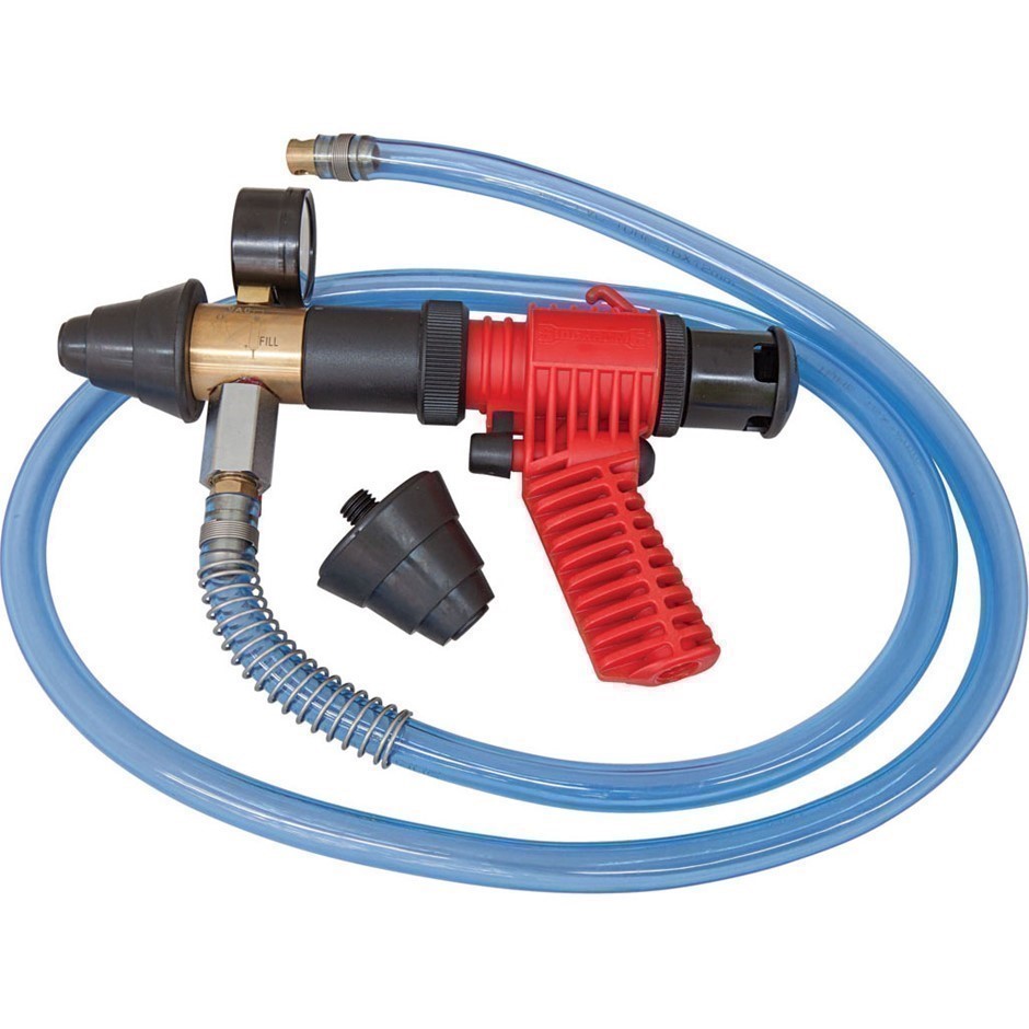 SIDCHROME Cooling System Refilling Gun c/w Vacuum Gauge 1500mm Filing Hose,