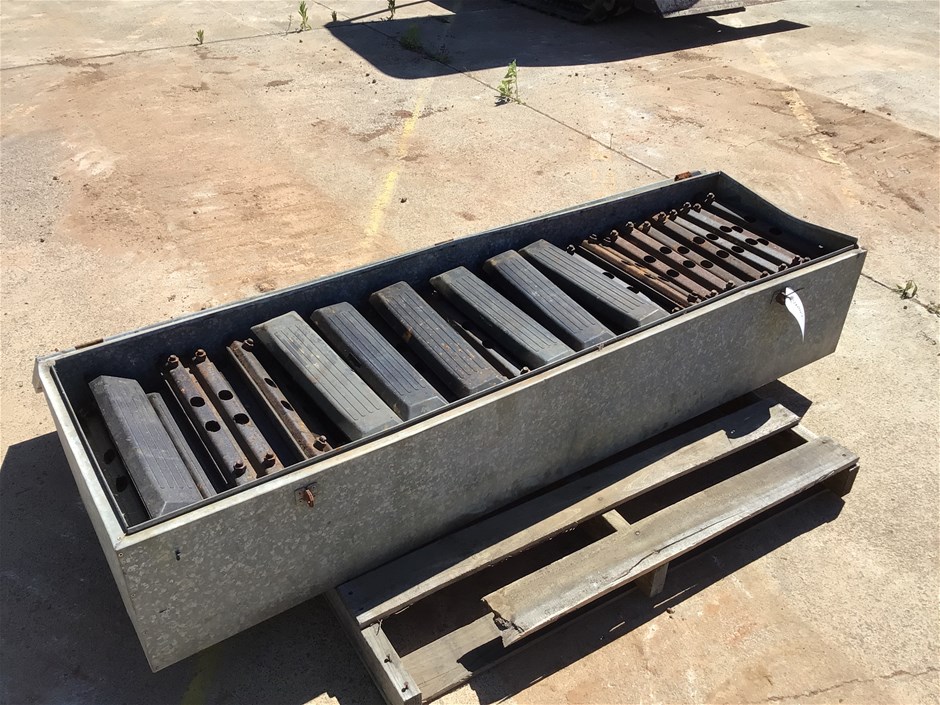 Approx 70 Excavator Rubber Pad Track Inserts 
