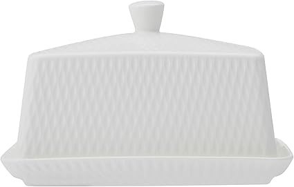 MAXWELL & WILLIAMS White Basics Diamonds Butter Dish