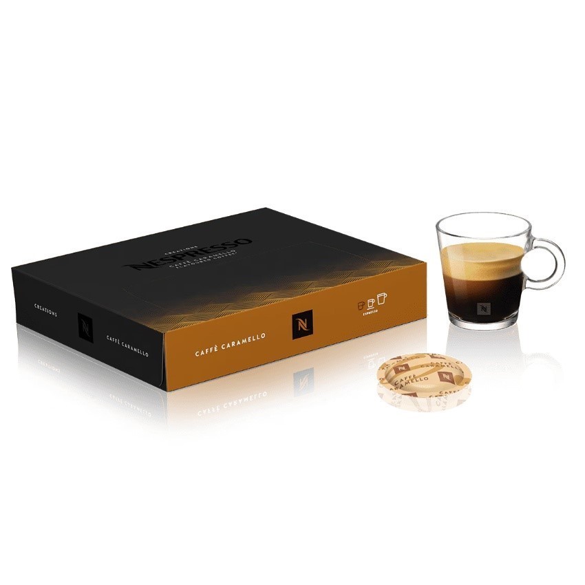 NESPRESSO PRO Creations Caffe Caramello 50 Capsule Box BB: 31/03/2026