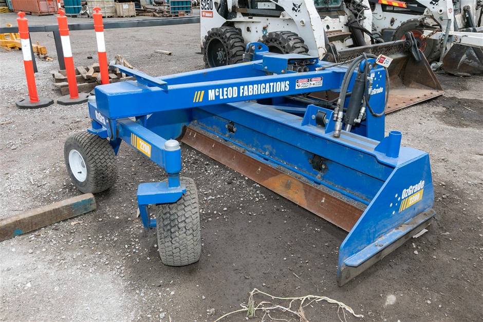 2024 McLeod Fabrications OZGRADE 2200 Skid Steer Laser Grader Attachment