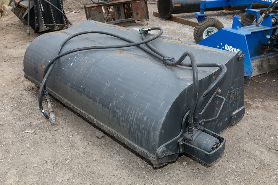 NORM ENG Skid Steer Floor Sweeper Attachment