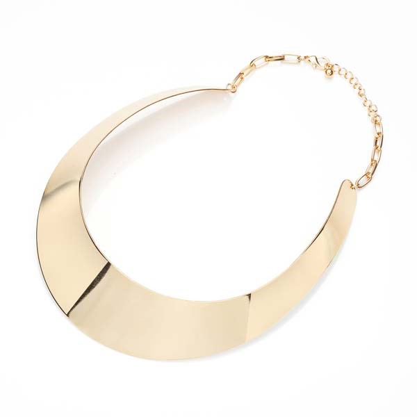 Gold Chunky Choker Necklace