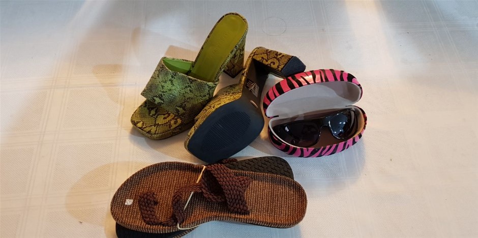 Lady's Footware Bellini 8 New, Sandals New and Sunglass Minor Use Others