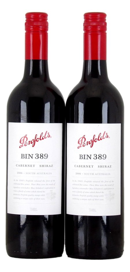 Penfolds Bin 389 Cabernet Shiraz 2006 (2x 750mL) SA.