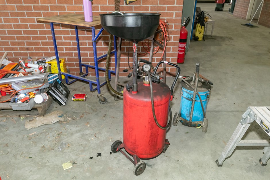 Mobile Under Hoist Waste Oil Tank