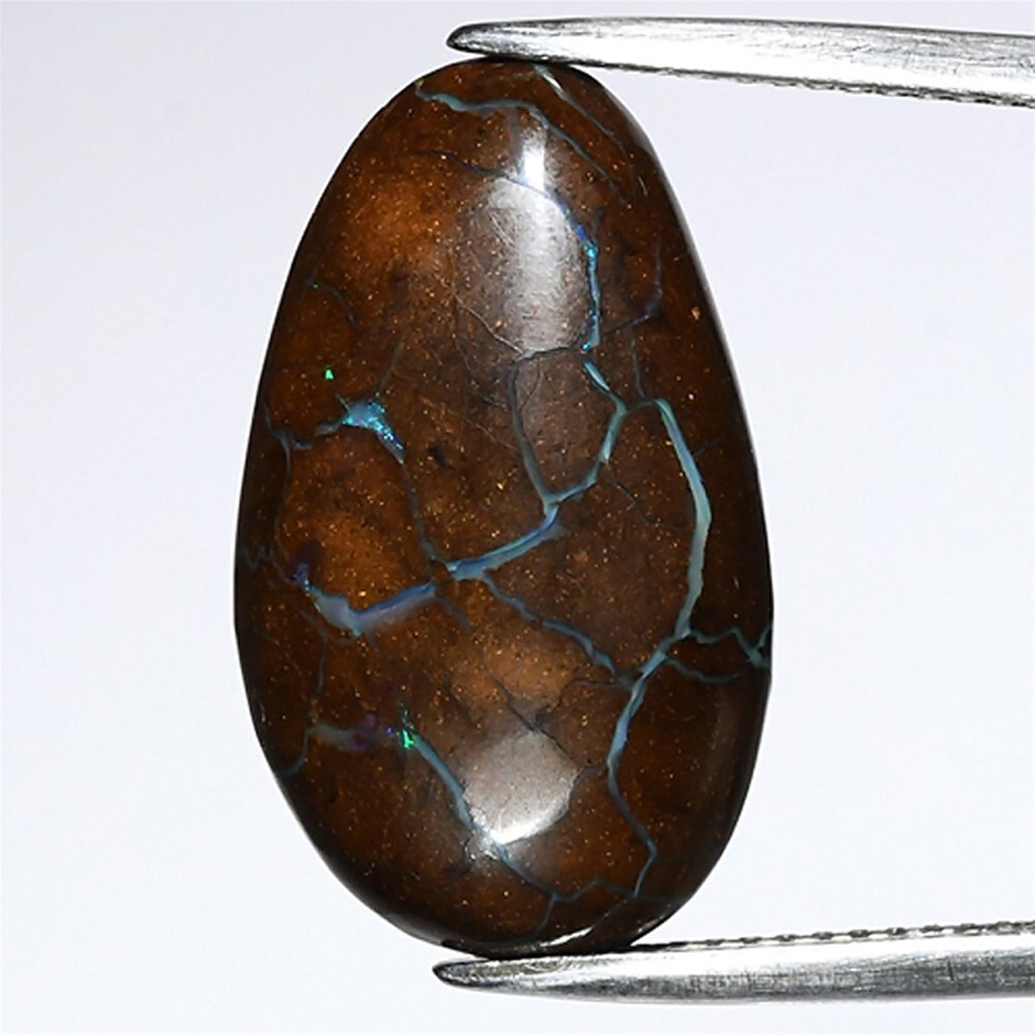 14.46ct Pear Cabochon Winton Matrix Boulder Opal Gemstone - 1Pc