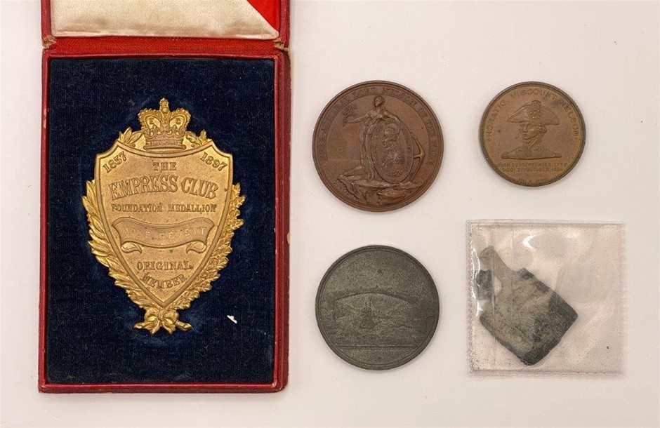 5 x Asstd British Commemorative Medals, C:1450-1905