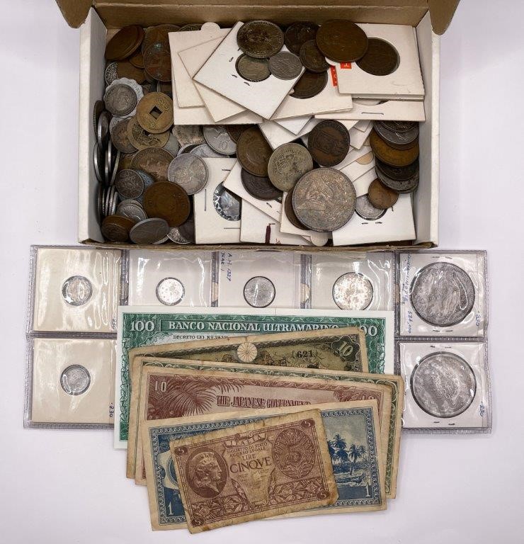 Approx. x 220 Asstd World Coins - TR,AU, NZ,IND,IT, Ancient and others