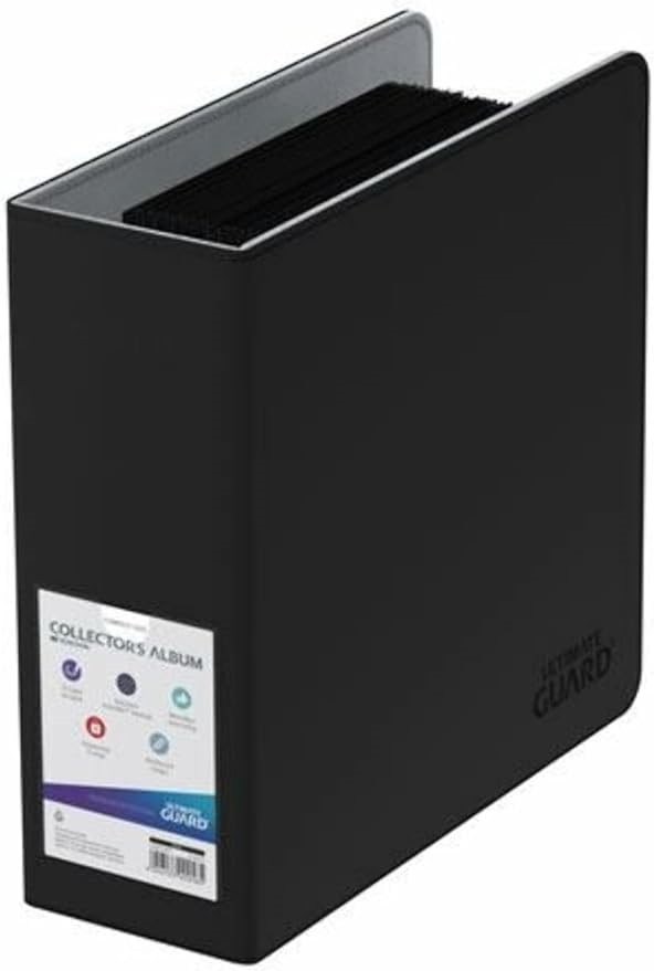 Ultimate Guard Supreme Collector's Compact D-Ring Album, XenoSkin, Black