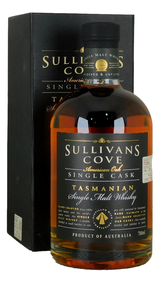 Sullivans Cove American Oak TD0385 Single Malt Whisky (1x 700mL),Tasmania