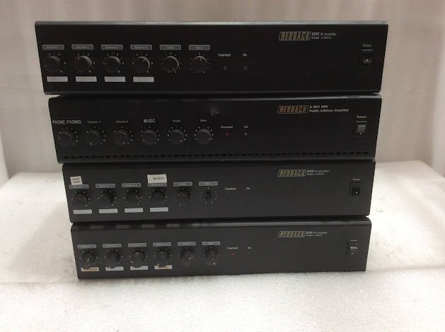 Redback A 4041 60W PA Amplifier (Lot of 4)