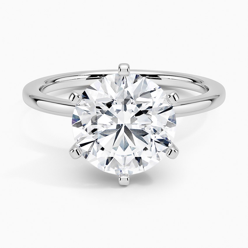2.05 Carats Platinum Diamond Solitaire ring IGI certified
