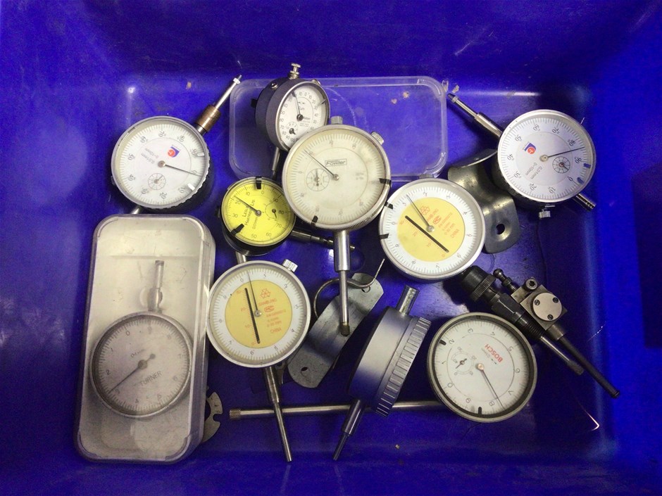 Qty of Assorted Measuring Dial Gauges