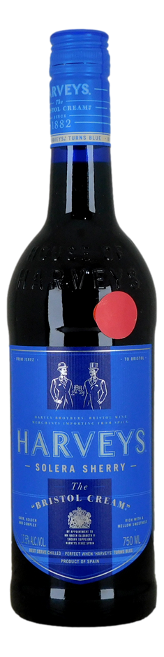 Harveys The Bristol Cream Solera Sherry NV (4x 750mL), Spain