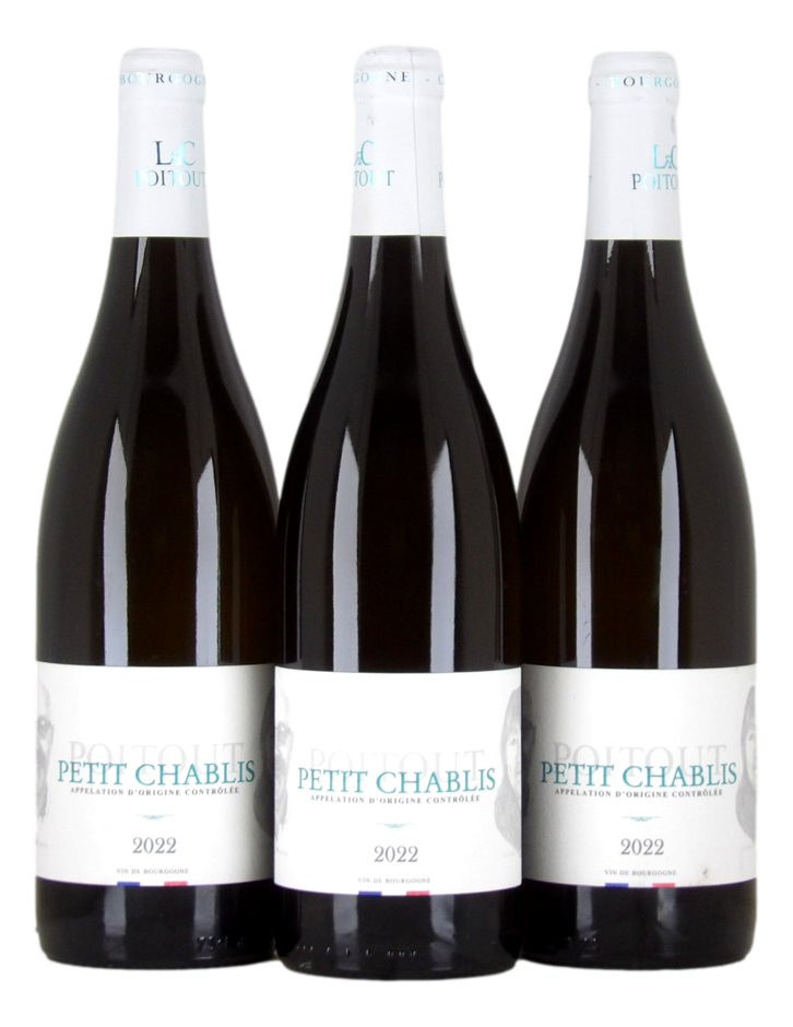 Poitout Petit Chablis 2022 (3x 750mL) France