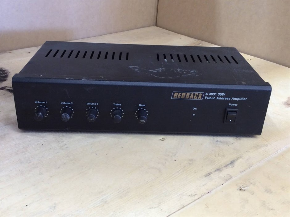 Redback A 4031 30W Public Address Amplifier