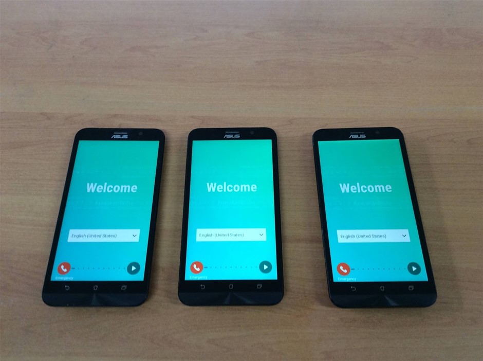 ASUS Z00ADB TD-LTE Digital Mobile Phone (Lot of 3)