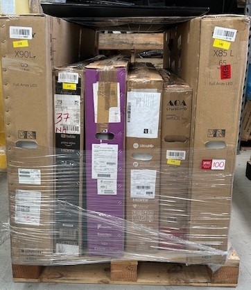 7 x Assorted Smart TVs, Consists of: Sony, JVC, AOA, Philips. Sizes ranging