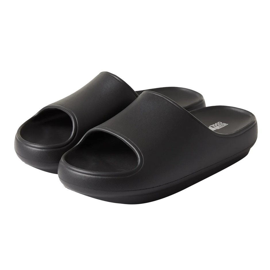 32DEGREES Unisex Cushion Slide Sandals, Size L (m7-8/w9-10), Black.