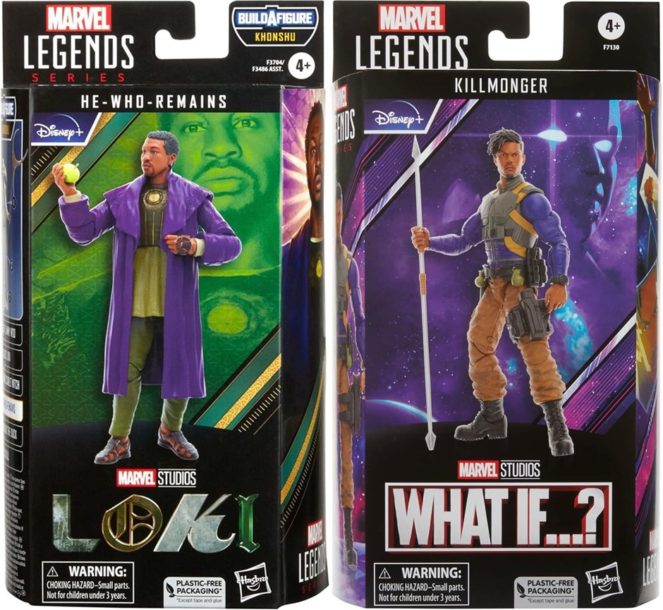 MARVEL Legends 2-Figure Bundle: He-Who-Remains (Loki Series) & Killmonger (