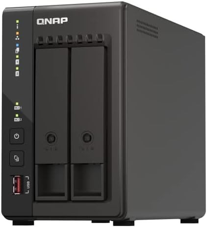 QNAP TS-253E-8G 2 Bay Desktop NAS. NB: Not In Original Box.