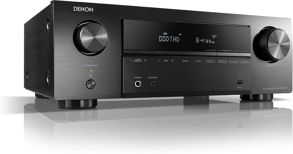 DENON AVR-X550BT 5.2 Ch. AV Receiver.