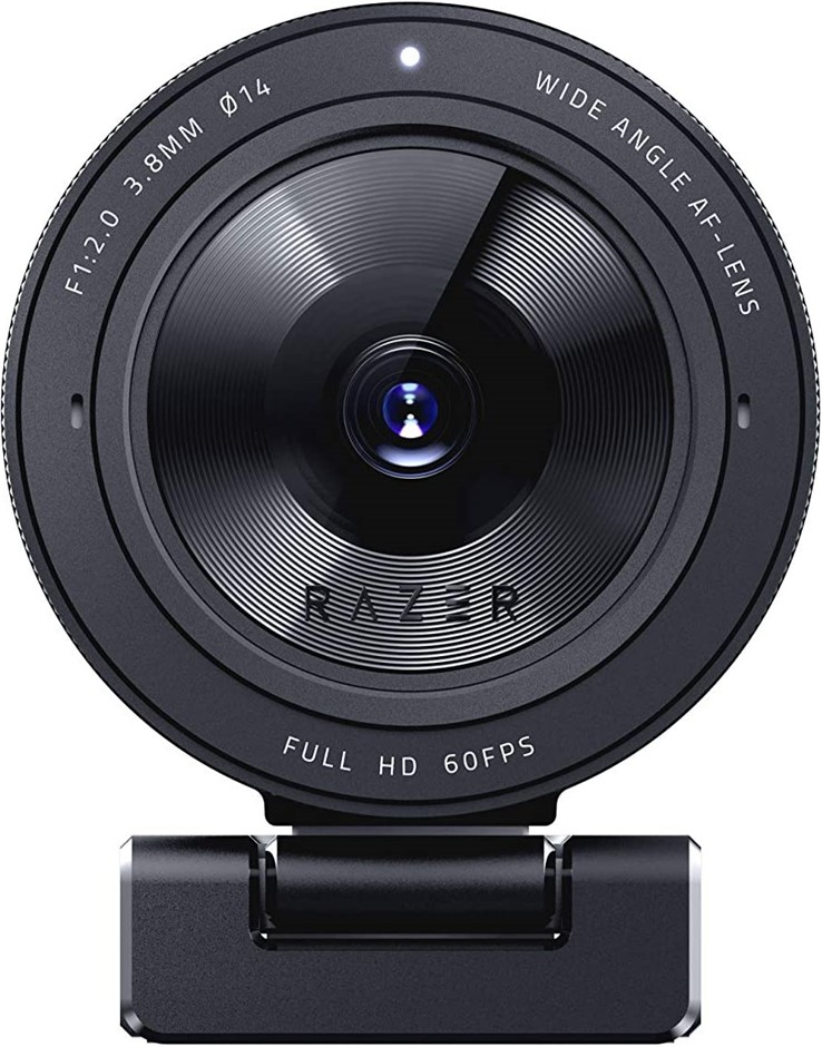 RAZER Kiyo Pro USB Streaming Camera, Full HD 1080P, 60FPS, HDR, Black, RZ19
