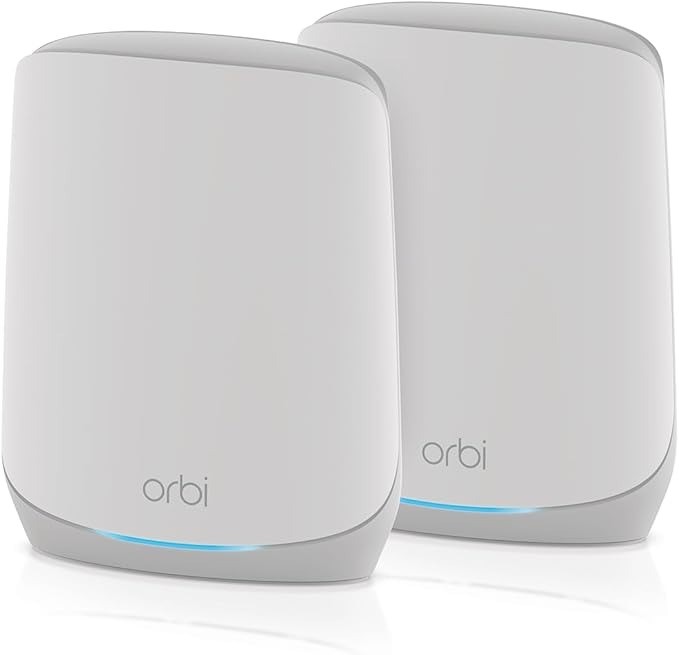 NETGEAR Orbi Tri-Band WiFi 6 Mesh Network System (RBK762S) – Router + 1 Sat