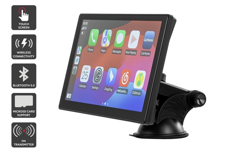 Kogan 9" Touchscreen Car Display with Apple CarPlay and Android Auto