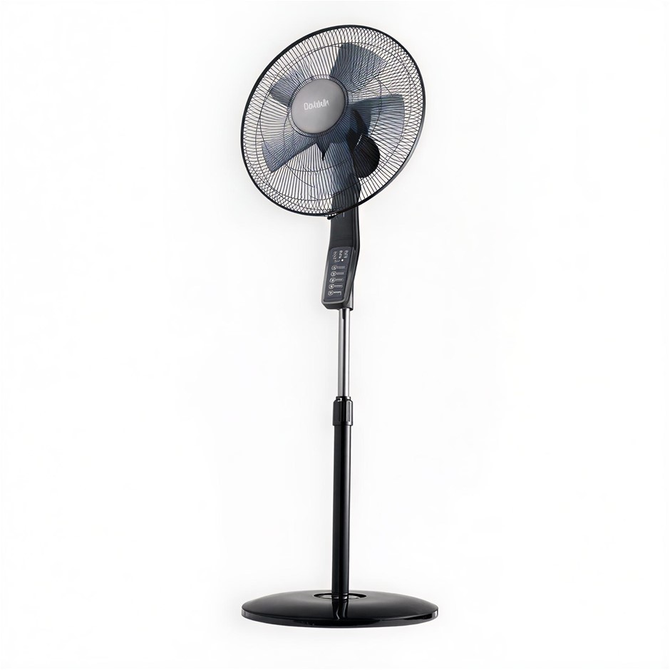 GOLDAIR 40cm Whisper Quiet Pedestal Fan with Remote Control, For Medium to
