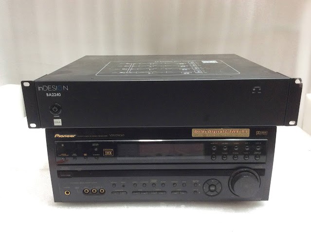 Pioneer Audio/Video Stereo Receiver& Power Amplifier (Lot of 2)