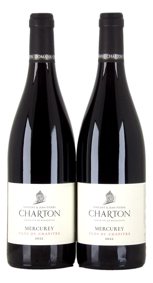 Domaine Charton Clos du Chapitre Mercurey Pinot Noir 2022 (6x 750mL) France