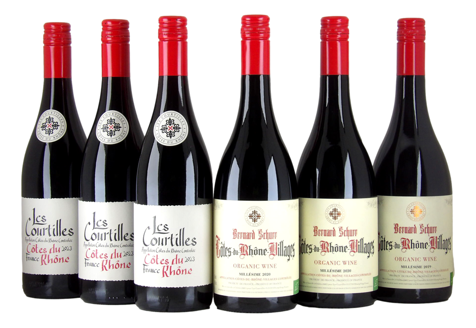 Mixed Les Courtilles Pack (6x 750mL) France