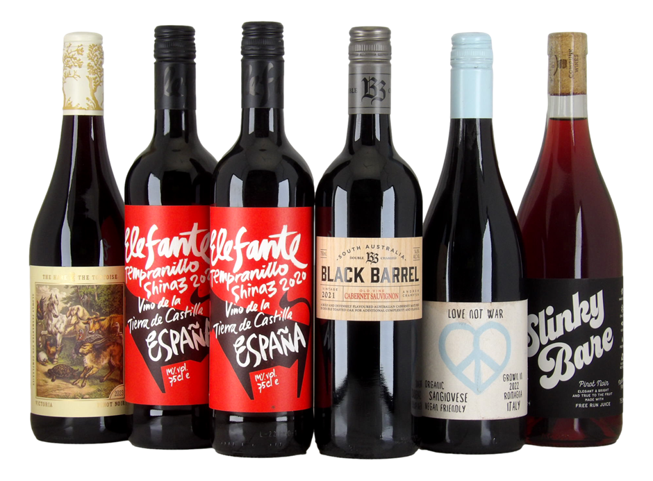 Mixed Red Wine Pack (6x 750mL)