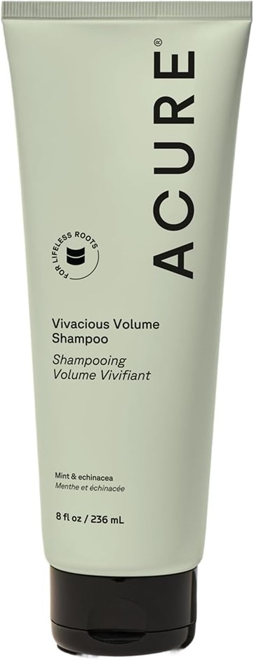 2 x ACURE Vivacious Volume Shampoo, 236mL, Mint & Echinacea. Buyers Note -